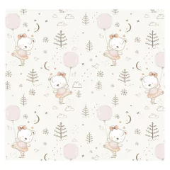 Papel de Parede Adesivo Infantil Ursinhas Balão Bebe Quarto - 591pc - comprar online