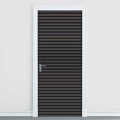 Adesivo Decorativo de Porta - Porta de Ferro - 601cnpt