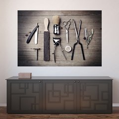 Painel Adesivo de Parede - Barbearia - 607pn