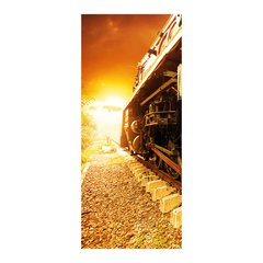 Adesivo Decorativo de Porta - Trem - Trilho - 618cnpt na internet