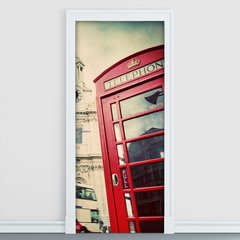 Adesivo Decorativo de Porta - Cabine Telefônica - 641cnpt