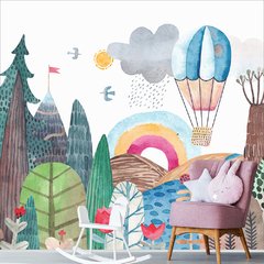 Papel de Parede Adesivo Infantil Floresta Quarto Criança - 670pc