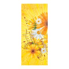 Adesivo Decorativo de Porta - Flores - 672cnpt na internet