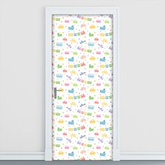 Adesivo Decorativo de Porta - Meios de Transporte - 676cnpt