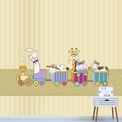 Papel de Parede Adesivo Infantil Animais Quarto Bebe - 676pc