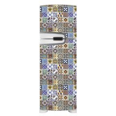 Adesivo Decorativo de Geladeira - Ladrilho Hidráulico - 678gel
