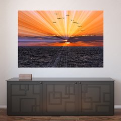 Painel Adesivo de Parede - Pôr do Sol - 678pn