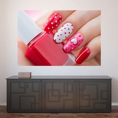 Painel Adesivo de Parede - Manicure - Esmalte - 695pn