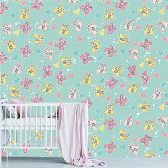 Papel de Parede Adesivo Infantil Borboletas Quarto Menina - 697pc