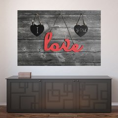 Painel Adesivo de Parede - Love - Amor - 702pn