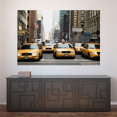 Painel Adesivo de Parede - Nova Iorque - Táxis - 707pn