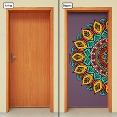 Adesivo Decorativo de Porta - Mandala - 711cnpt - comprar online