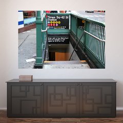 Painel Adesivo de Parede - Nova Iorque - Metrô - 713pn