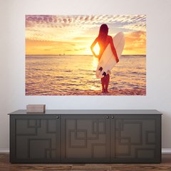 Painel Adesivo de Parede - Surfista - Surf - 729pn