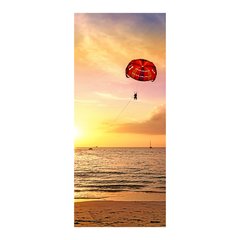 Adesivo Decorativo de Porta - Paraquedas - Praia - 737cnpt na internet