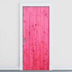 Adesivo Decorativo de Porta - Madeira Rosa - 740cnpt