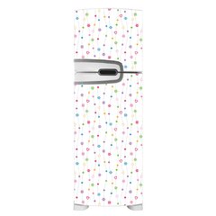 Adesivo Decorativo de Geladeira - Flores e Corações - 741gel