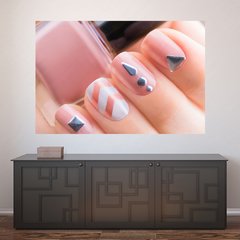 Painel Adesivo de Parede - Esmaltes - Manicure - 756pn