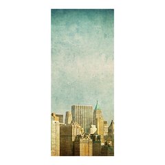 Adesivo Decorativo de Porta - Cidade - Prédios - 764cnpt na internet