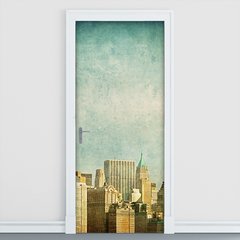 Adesivo Decorativo de Porta - Cidade - Prédios - 764cnpt