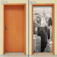 Adesivo Decorativo de Porta - Cidade - Nova Iorque - 765cnpt - comprar online
