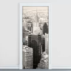 Adesivo Decorativo de Porta - Cidade - Nova Iorque - 765cnpt