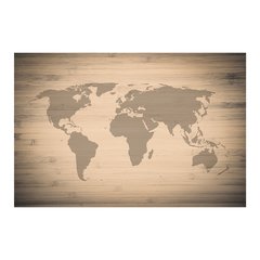 Painel Adesivo de Parede - Mapa Mundi - 769pn - comprar online