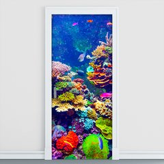 Adesivo Decorativo de Porta - Fundo do Mar - 770cnpt