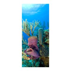 Adesivo Decorativo de Porta - Fundo do Mar - 771cnpt na internet