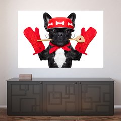 Painel Adesivo de Parede - Cachorro - Pet Shop - 773pn