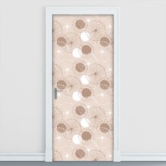 Adesivo Decorativo de Porta - Dente de Leão - Flores - 775cnpt