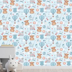 Papel de Parede Adesivo Infantil Brinquedos Quarto Bebe - 783pc