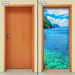 Adesivo Decorativo de Porta - Praia - 787cnpt - comprar online