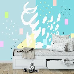 Papel de Parede Adesivo Infantil Abstrato Quarto Menina Menino - 792pc