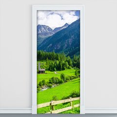 Adesivo Decorativo de Porta - Montanhas - 794cnpt