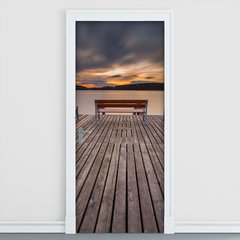 Adesivo Decorativo de Porta - Deck - Mar - 795cnpt