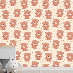 Papel de Parede Adesivo Infantil Ursinhos Quarto - 805pc