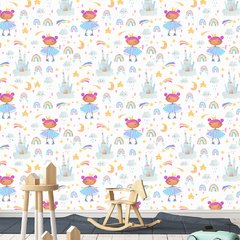 Papel de Parede Adesivo Infantil Princesa Quarto Menina - 808pc