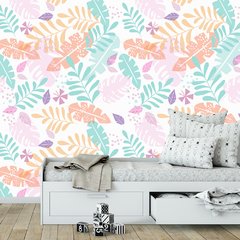 Papel de Parede Adesivo Infantil Folhas Quarto Bebe - 810pc
