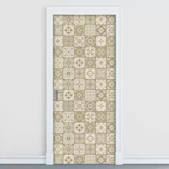 Adesivo Decorativo de Porta - Azulejos - 812cnpt