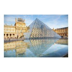 Painel Adesivo de Parede - Museu do Louvre - Paris - 813pn - comprar online