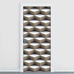 Adesivo Decorativo de Porta - Abstrato - 835cnpt
