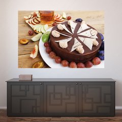 Painel Adesivo de Parede - Confeitaria - Bolos - 869pn