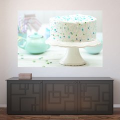 Painel Adesivo de Parede - Confeitaria - Bolos - 870pn