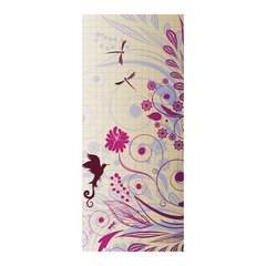 Adesivo Decorativo de Porta - Floral - 904cnpt na internet