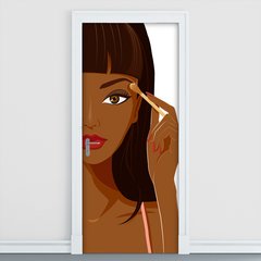 Adesivo Decorativo de Porta - Salão de Beleza - 905cnpt