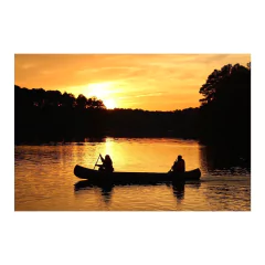 Painel Adesivo de Parede - Pôr do Sol - Barco - 907pn - comprar online