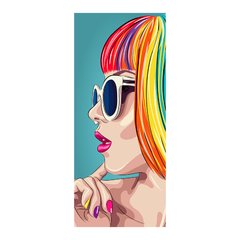 Adesivo Decorativo de Porta - Salão de Beleza - 910cnpt na internet