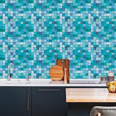 Papel de Parede Adesivo 3 Metros - Pastilhas - Revestimento - 910ppz - comprar online