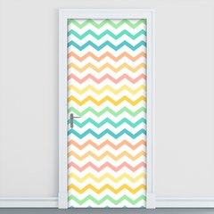 Adesivo Decorativo de Porta - Chevron - 912cnpt